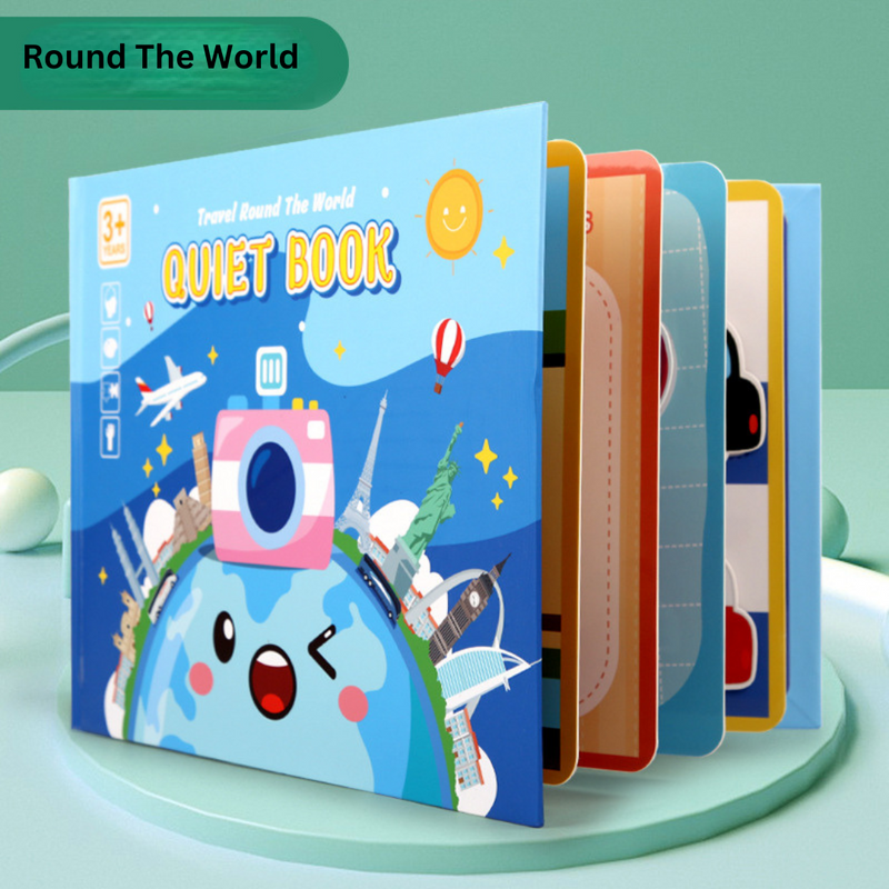 QuietBook - Montessori Durable Story Book